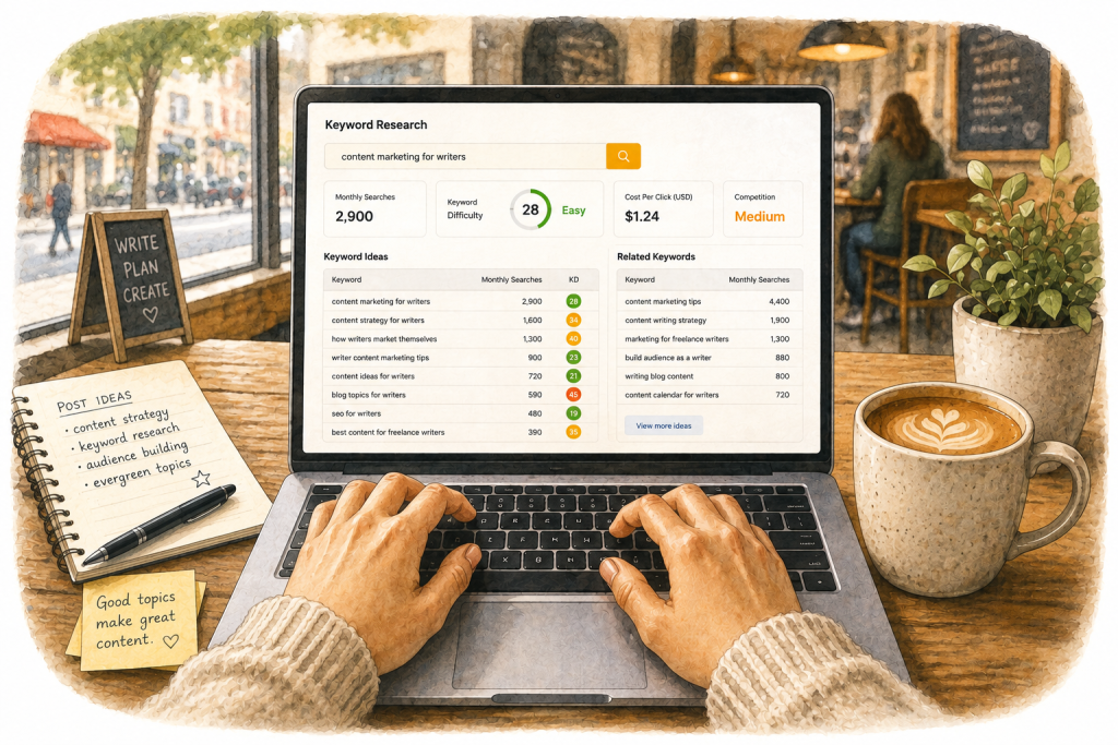 Mangools SEO tool at work